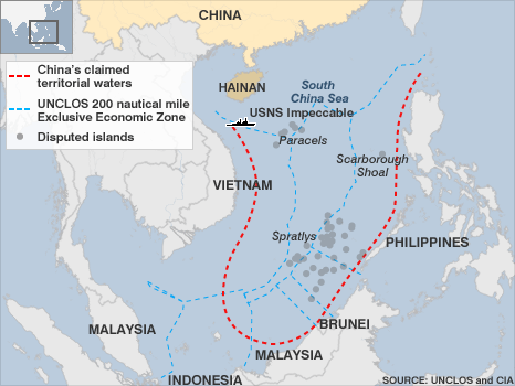 China beansprucht Hoheitsgewässer ohne internationale Gesetze zu beachten - ảnh 1